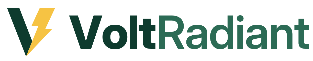VoltRadiant electrical services logo